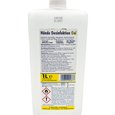 Dr. Becher Hände Desinfektion für Eurospender