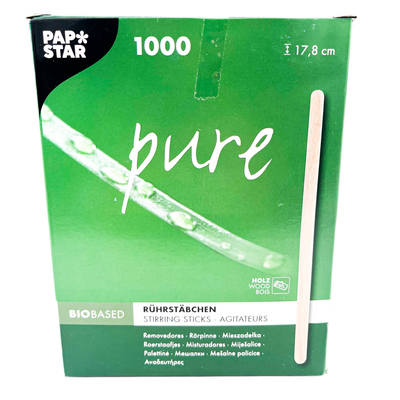 Papstar Holz-Rührstäbchen 1000 Stk