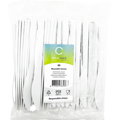 Circulware Plastik-Messer 50 Stk