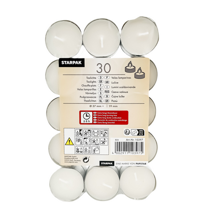Starpak Teelichte 30 Stk 6h Brenndauer