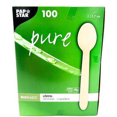 Papstar Holz-Löffel 100 Stk